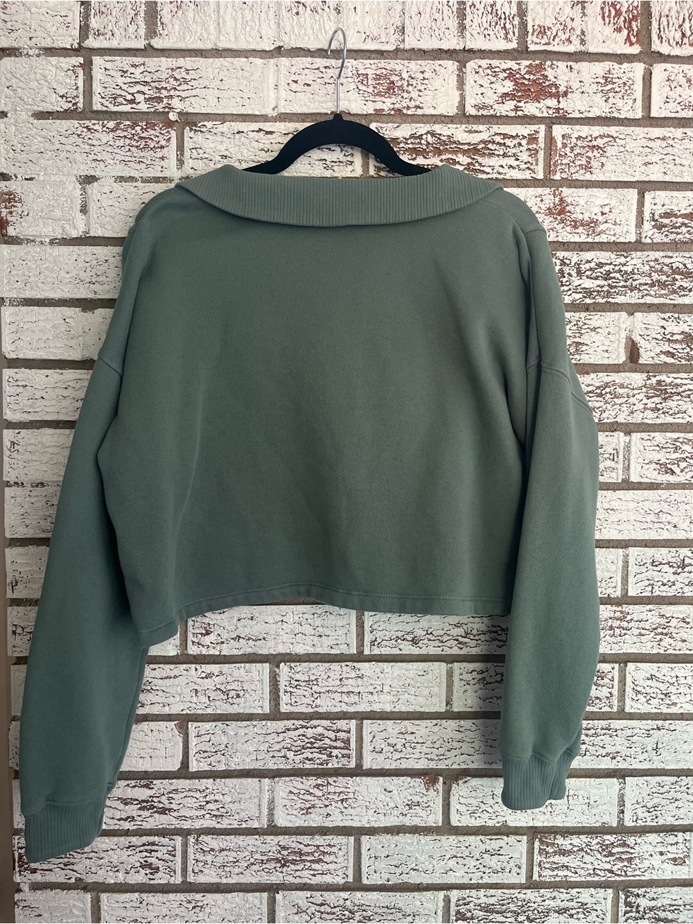 Z Supply Soho Sweatshirt Light Green Pullover Crewneck Casual Cozy Soft Womens M - Picture 5 of 7